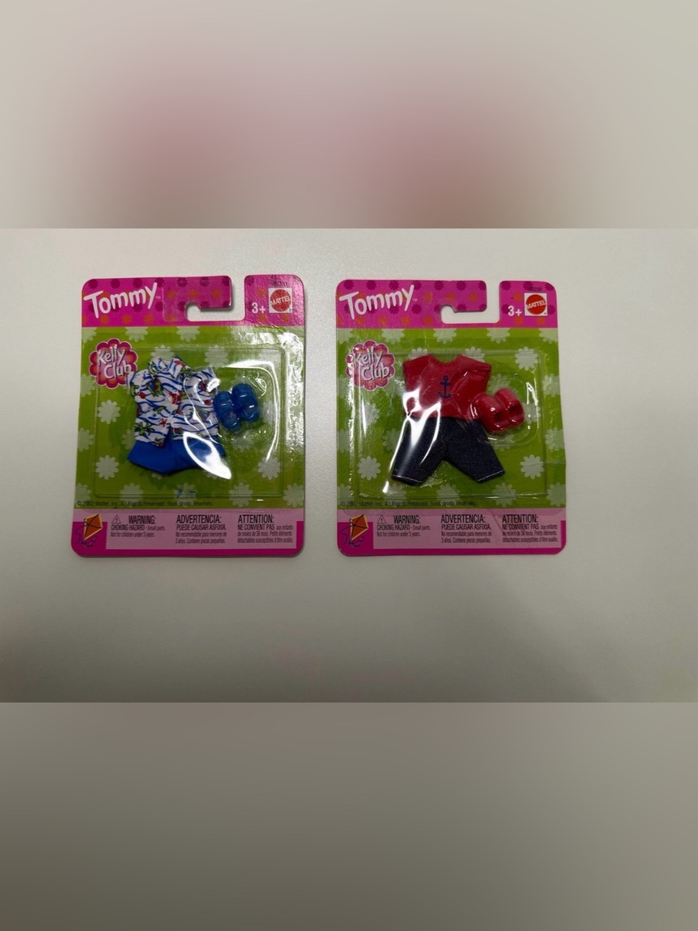 2x Tommy Kelly Club Doll Clothes Outfits Mattel